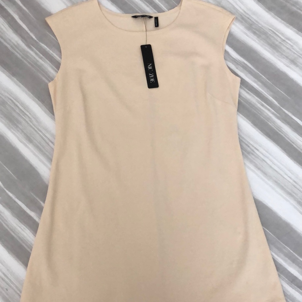 Nic+Zoe Long Pullover Vest Color Cream Size XS New